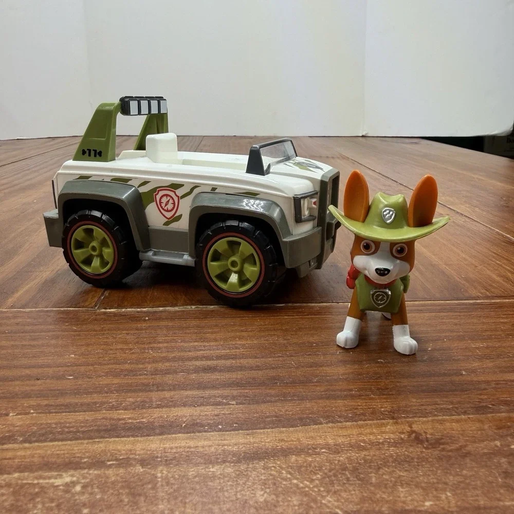 Paw Patrol Tracker Vehicle Jungle Cruiser Rescue Jeep w/Figure